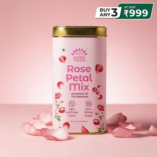 Natural Rose Petal Milk Mix 250g